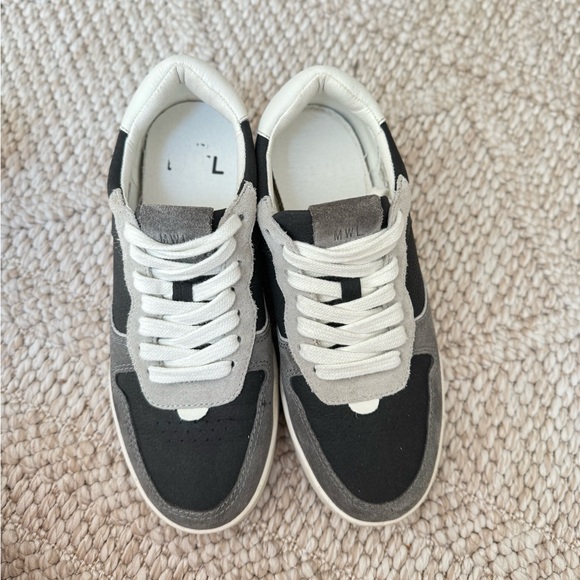 Madewell Court Sneakers in Dark Colorblock Nubuck and Suede women size 7,5 - Picture 7 of 8